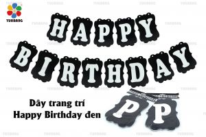 DÂY CỜ SINH NHẬT ĐEN